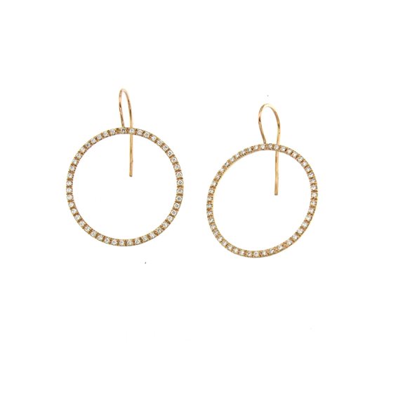 Pendientes Marco Gerbella Mujer in Oro amarillo Diamante 0.60 Ct BO-OP-41-1G - BO-OP-41-1G
